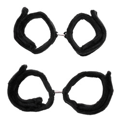 Fessel-Set mit Plüsch, 3 Teile