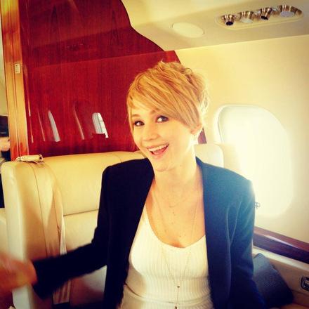 Jennifer Lawrence präsentiert ihre neue Frisur