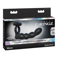 Fantasy C-Ringz - Posable Partner Double Penetrator, 14 cm
