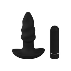 Spiralförmiger Analplug, 9,8 cm