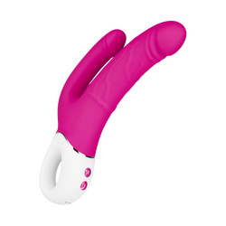 Naturvibrator mit 2 Schäften, 24 cm