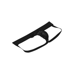 Jock Strap mit Lederklappe