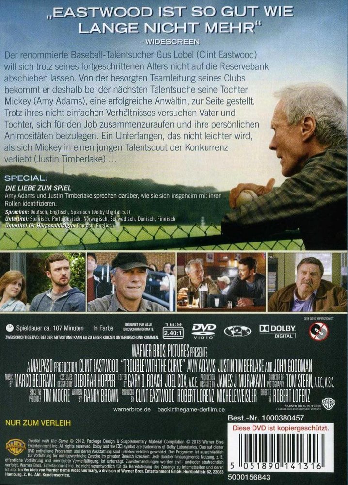  DVD * Back in the Game [Import allemand] : Movies & TV