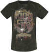 Johnny Cash Gold Ring Of Fire Vintage T-Shirt schwarz braun powered by EMP (T-Shirt)