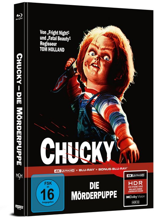 Chucky – Die Mörderpuppe - Limitiertes Mediabook - Cover A (Blu-ray 4K Ultra HD)
