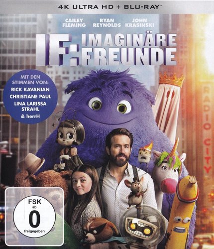 IF - Imaginäre Freunde (4K UHD), gebraucht, ohne Cover