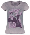 Johnny Cash Sasha ring Of Fire T-Shirt rosa schwarz powered by EMP (T-Shirt)