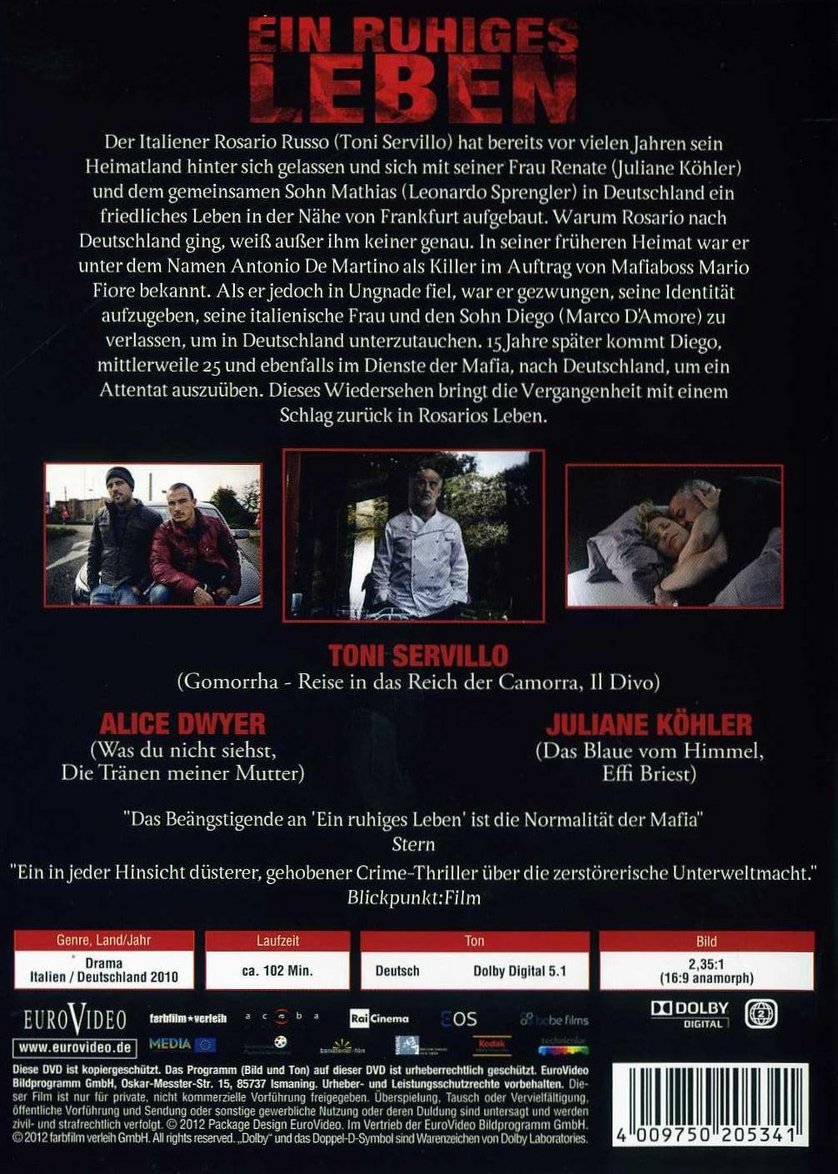 Ein ruhiges Leben DVD oder Bluray