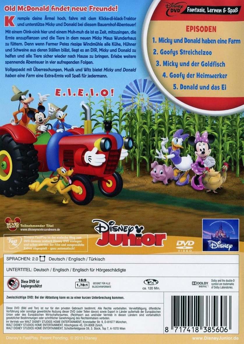Micky Maus Wunderhaus 23 - Micky & Donald haben eine Farm: DVD oder Blu