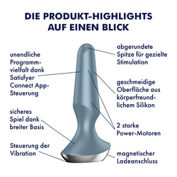 Satisfyer Plug-ilicious 2 Connect App, 12,5 cm