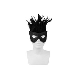 Verführerische Maske mit Federn