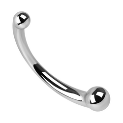 Prostata-Stimulator aus Edelstahl, Größe L, 19,6 cm