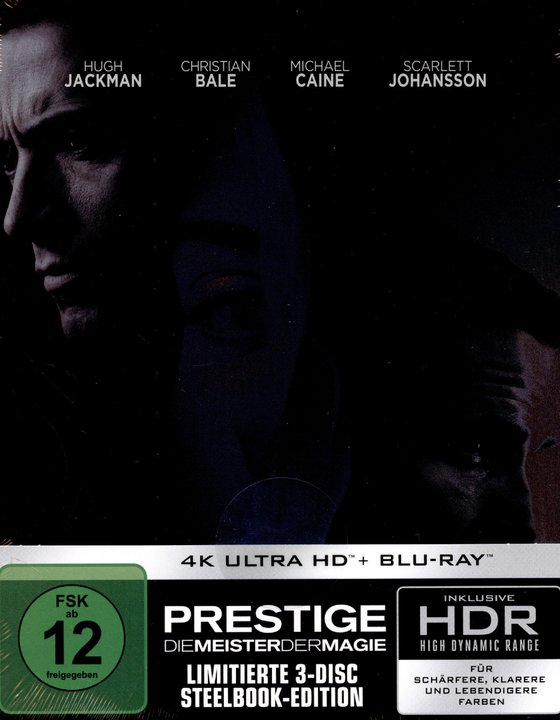 Prestige: Die Meister der Magie - Steelbook (4K Ultra HD) (Blu-ray 4K Ultra HD)