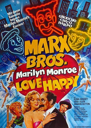 Die Marx Brothers - Love Happy - Poster 1