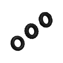 Penisring-Set aus Silikon, 3 Teile, 2 - 5 cm