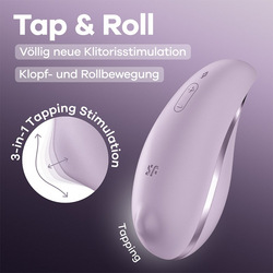 Satisfyer Tap &amp; Roll, 12,5 cm