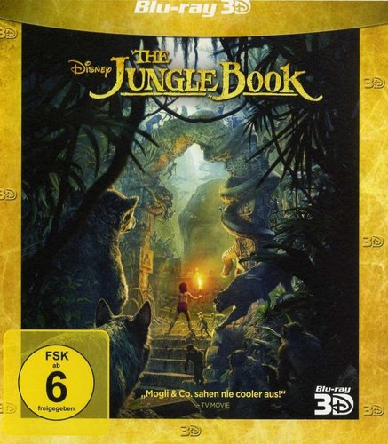 The Jungle Book (Blu-ray 3D), gebraucht, ohne Cover