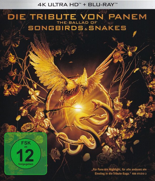 Die Tribute von Panem - The Ballad of Songbirds &amp; Snakes (4K UHD), gebraucht, ohne Cover