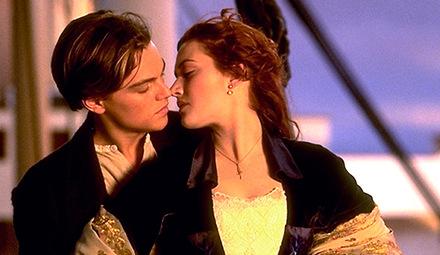 DiCaprio und Kate Winslet in Titanic