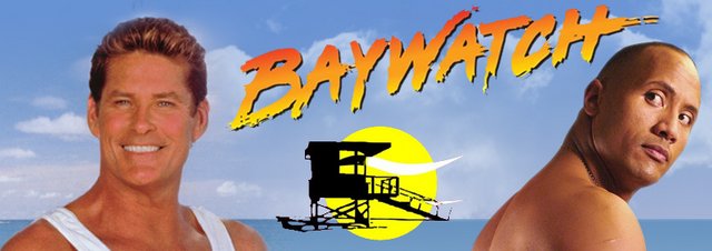 Baywatch - Der Film: Am 'Baywatch' Strand: Dwayne Johnson in roter Badehose