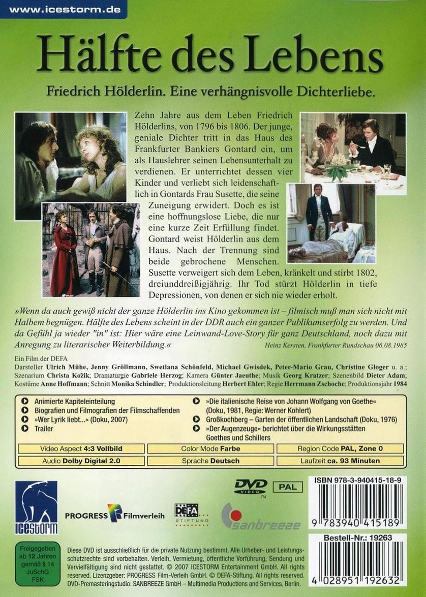 Hälfte des Lebens DVD oder Bluray leihen VIDEOBUSTER.de