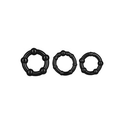 Beaded Cockrings, 3 Teile, 2   5 cm