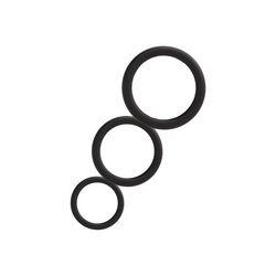 Round Cockring Set, 3 Teile