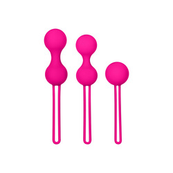 Liebeskugel-Set aus Silikon, 3 Teile, 12 - 16,5 cm