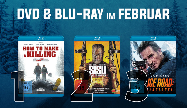 DVD &amp; Blu-ray Charts Februar 2026: Eure Februar DVD und Blu-ray Highlights mit Biss!