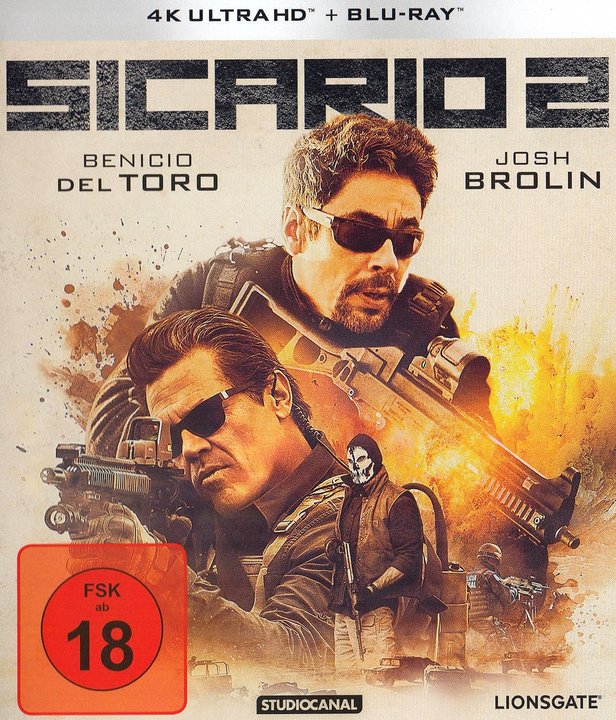 Sicario 2 (4K UHD), gebraucht, ohne Cover