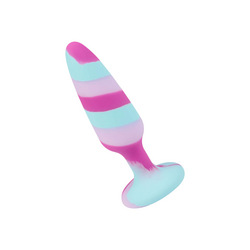 Silikon-Analplug mit Saugfuß, 11 cm