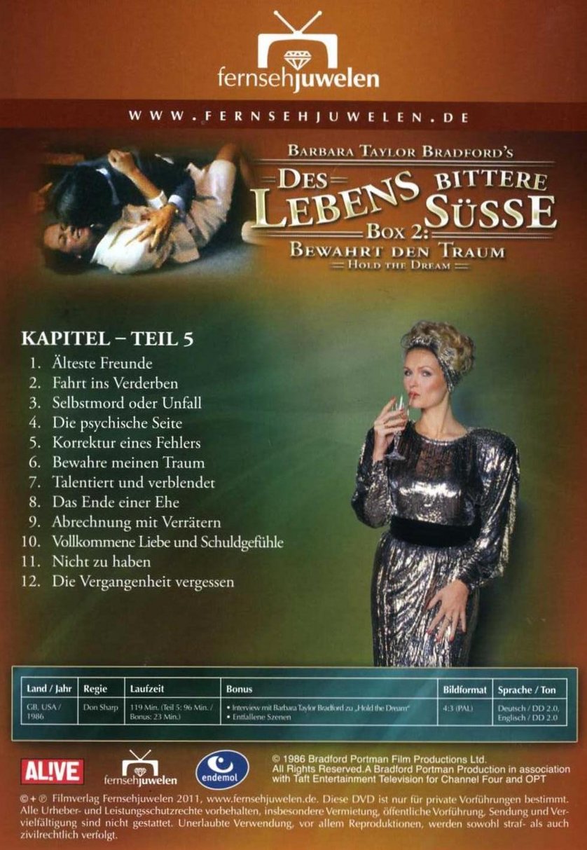 Des Lebens bittere Süße - Box 2 - Bewahrt den Traum: DVD ...