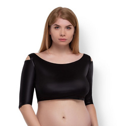 Wetlook Bustier, 2 Teile