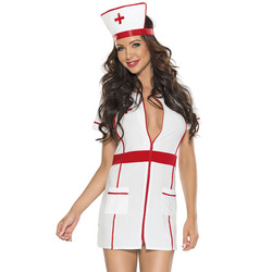 Schwestern-Kleid mit Haube, 2-teilig