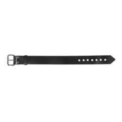 Lederhalsband mit Metallschnalle