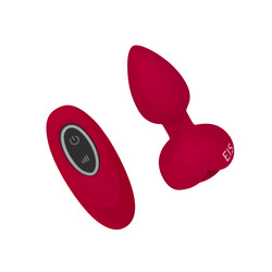 Rosen-Analplug mit LED-Licht, 9,5 cm
