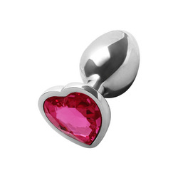 Heart Butt Plug Small, 6,9 cm