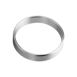 Breiter Edelstahl-Penisring, 4,5 cm