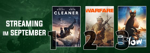 Die Streaming-Charts September 2025: Der Wilde Westen und unter dem Meer!