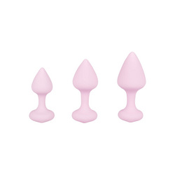 Bibi Butt Plug Set, 3 Teile, 7,5   9,5 cm