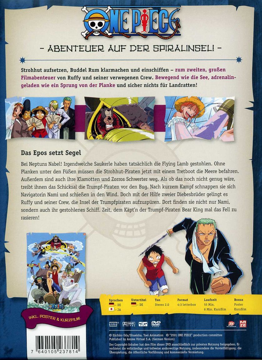 One Piece Abenteuer Auf Der Spiralinsel