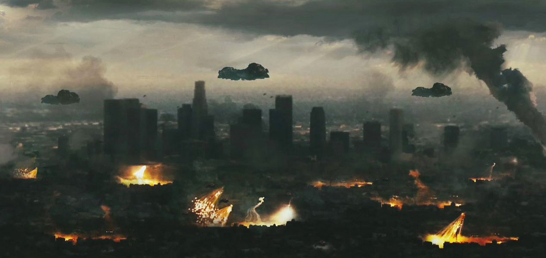 Нападение инопланетян. Инопланетное вторжение битва за Лос-Анджелес.
