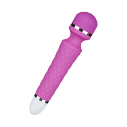 Aufladbarer Silikon-Massager, 21cm