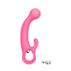 G-Spot Silikonvibrator mit Noppen, 18 cm