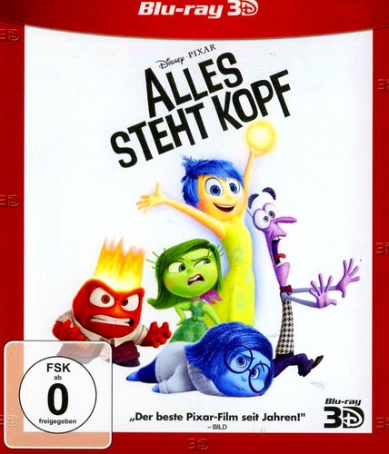 Alles steht Kopf (Blu-ray 3D), gebraucht, ohne Cover