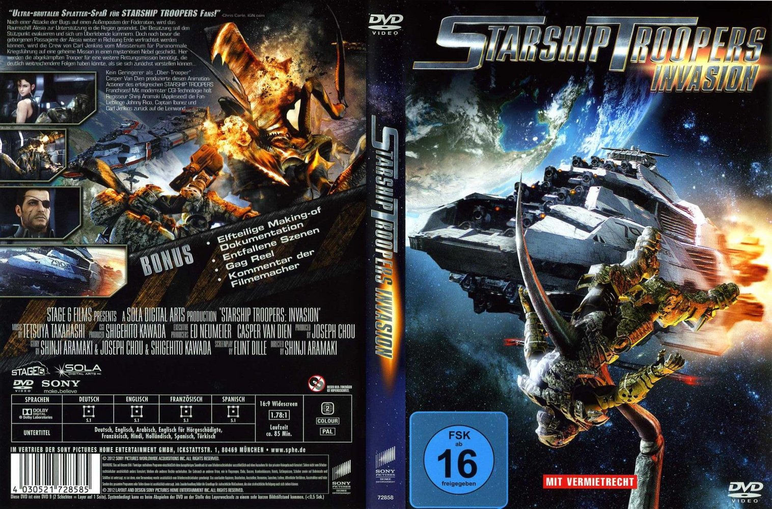 Starship Troopers Blu-ray Invasion 