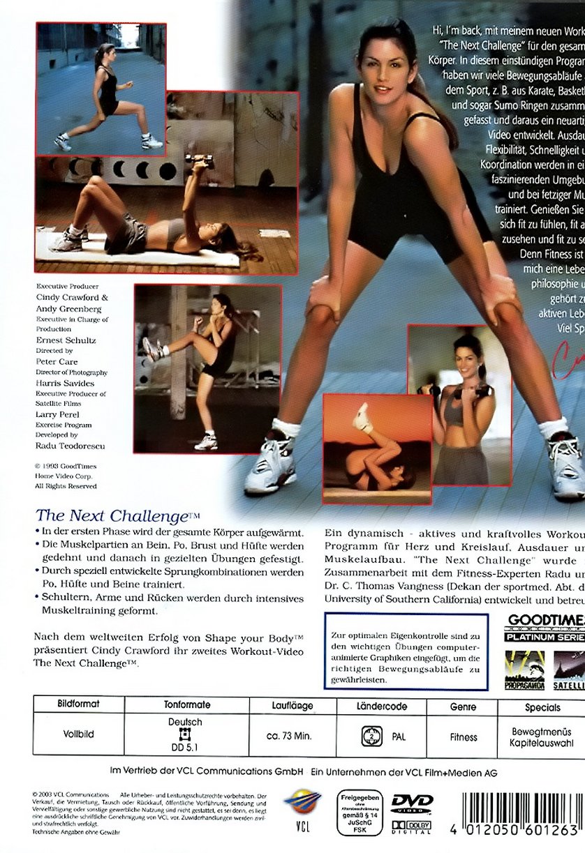 Simple Cindy Crawford The Next Challenge Workout 1993 for Fat Body
