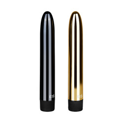 Vibratoren-Set im Metallic-Design, 2 Teile, 17,5 cm