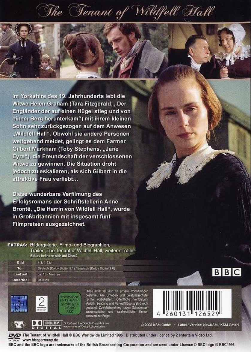 Anne Brontës The Tenant of Wildfell Hall Die Herrin von Wildfell Hall