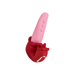 Zungenförmiger Rabbitvibrator mit Rotation